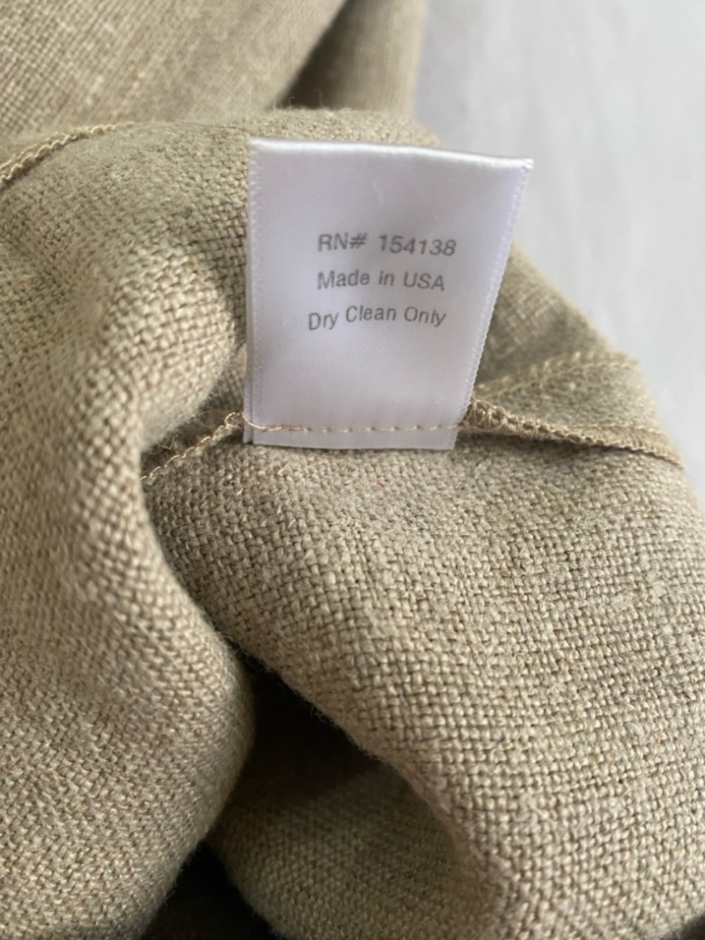 STAUD Lampone Beige 100% Linen Wide-Leg Cropped Jumpsuit with Black Trim 0 - Picture 7 of 15